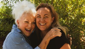 woman wearing black blouse, menopause and cannabis